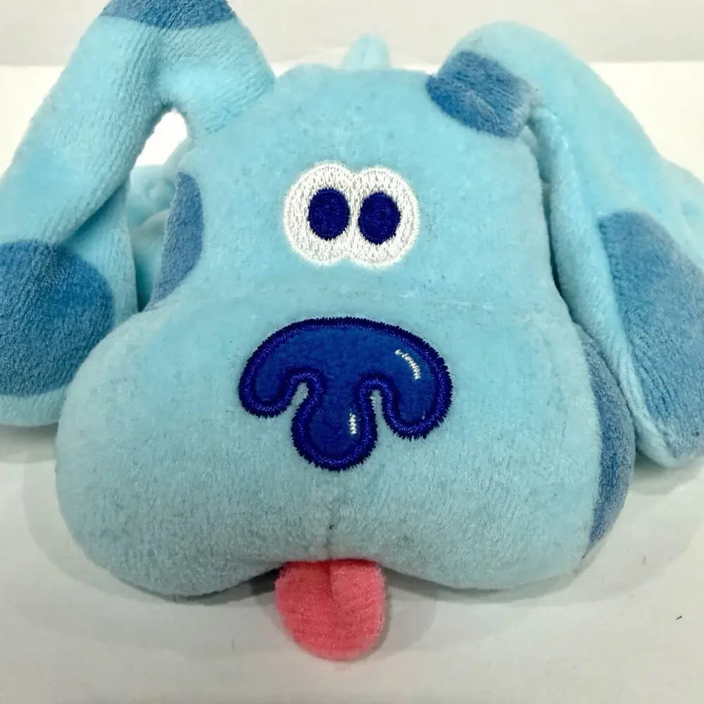 1998 90s Eden Blue's Clues Magnetic Plush 6” Nick Jr Viacom Nickelodeon Vintage